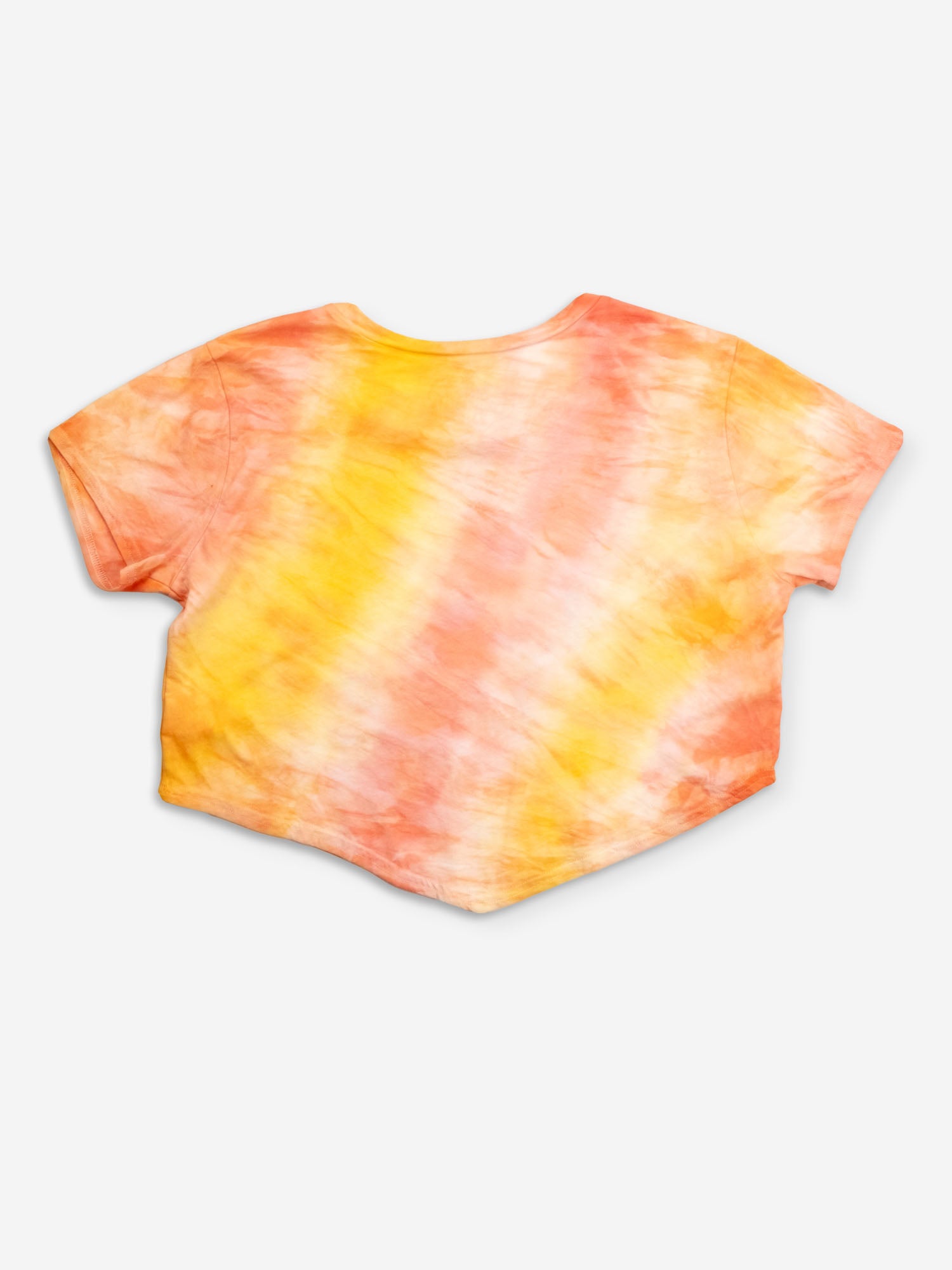 Retro Moon Crop Tie-Dye | Organic Cotton | Slow Yourself Down - Womens Shirts