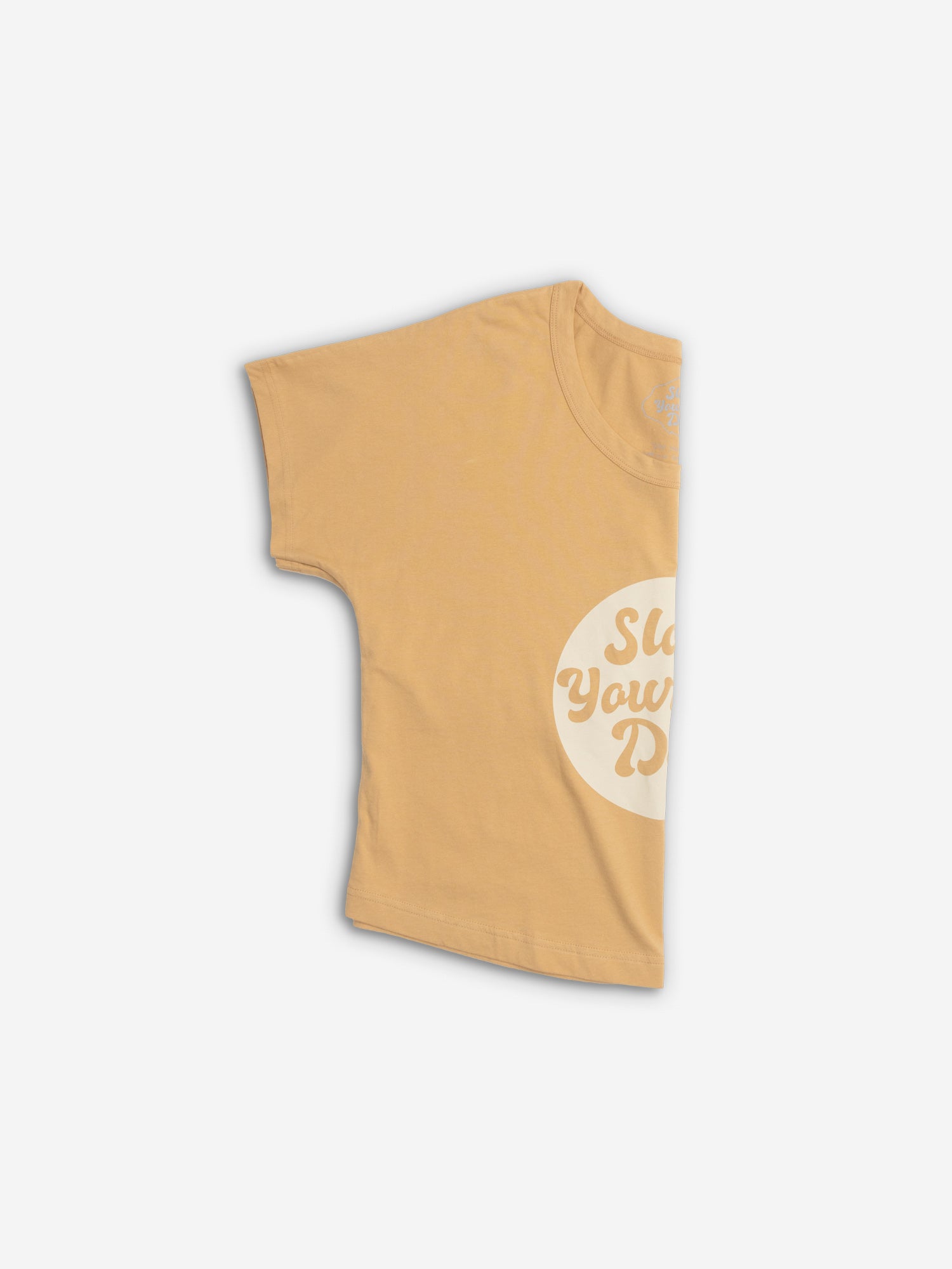 Retro Scoop Neck Tee | Organic Cotton | Slow Yourself Down