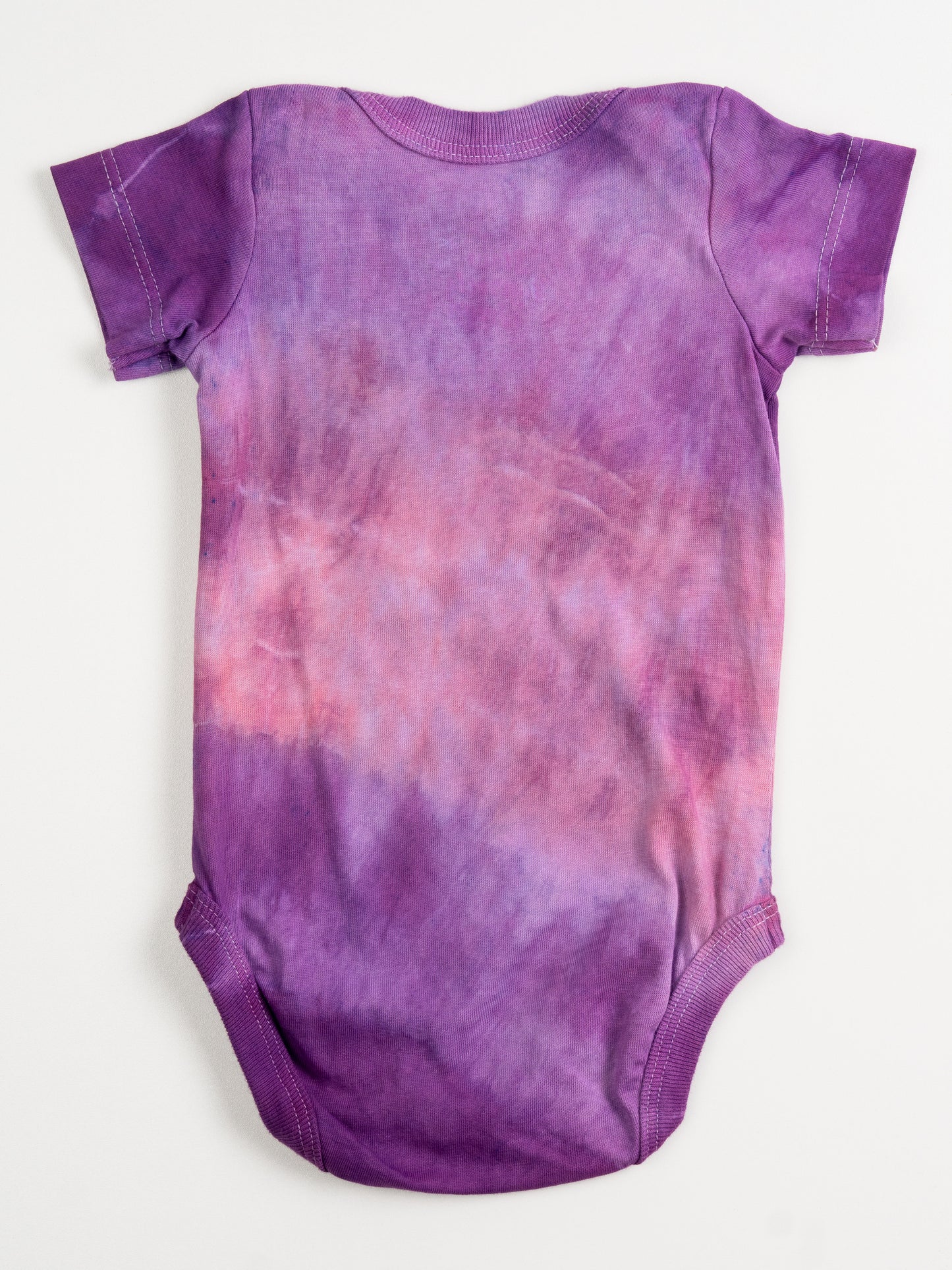 Retro Stamp Tie-Dye Onesie | Organic Cotton | Slow Yourself Down - Baby Onesie