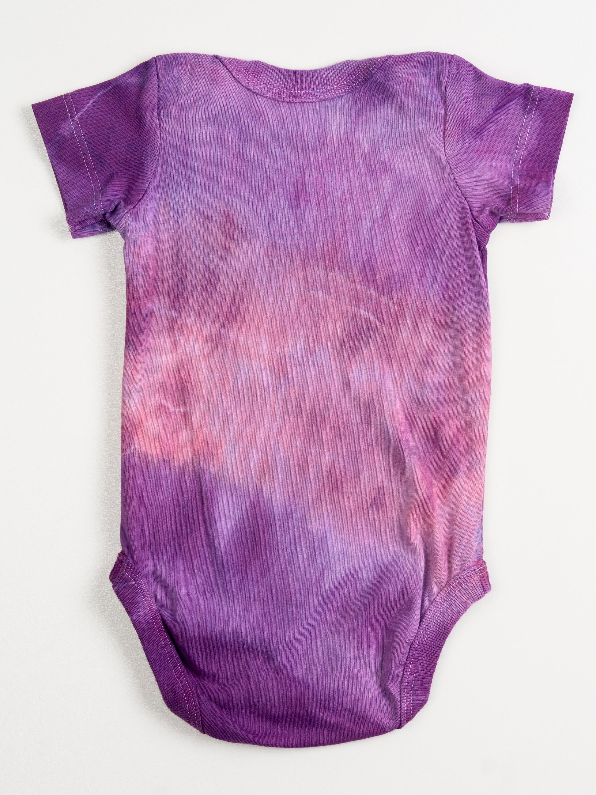 Retro Stamp Tie-Dye Onesie | Organic Cotton | Slow Yourself Down - Baby Onesie
