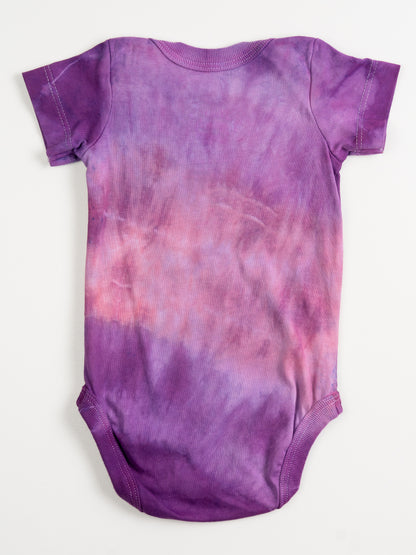 Retro Stamp Tie-Dye Onesie | Organic Cotton | Slow Yourself Down - Baby Onesie