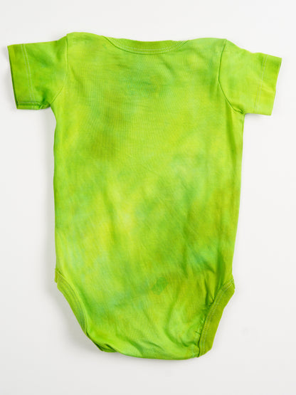 Retro Stamp Tie-Dye Onesie | Organic Cotton | Slow Yourself Down - Baby Onesie