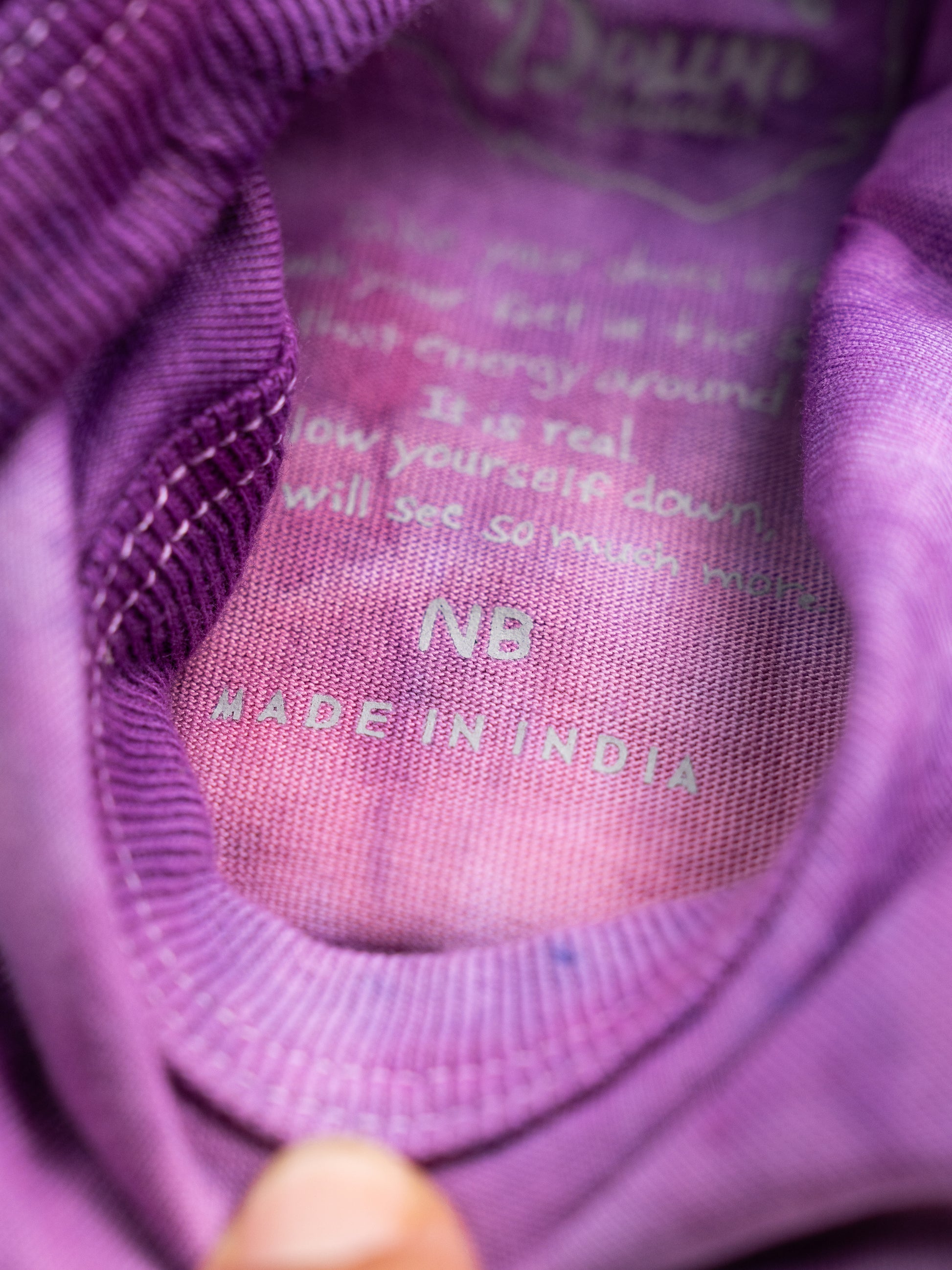 Retro Stamp Tie-Dye Onesie | Organic Cotton | Slow Yourself Down - Baby Onesie