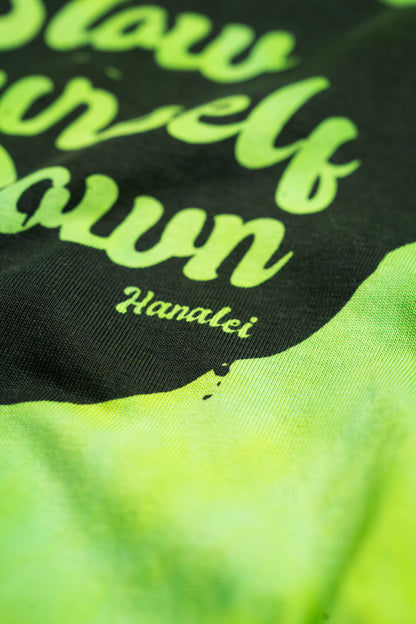 Retro Stamp Tie-Dye Onesie | Organic Cotton | Slow Yourself Down - Baby Onesie