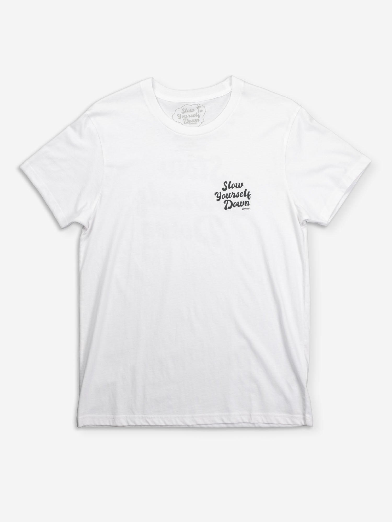 Retro Tee | Organic Cotton | Slow Yourself Down - Mens Shirts