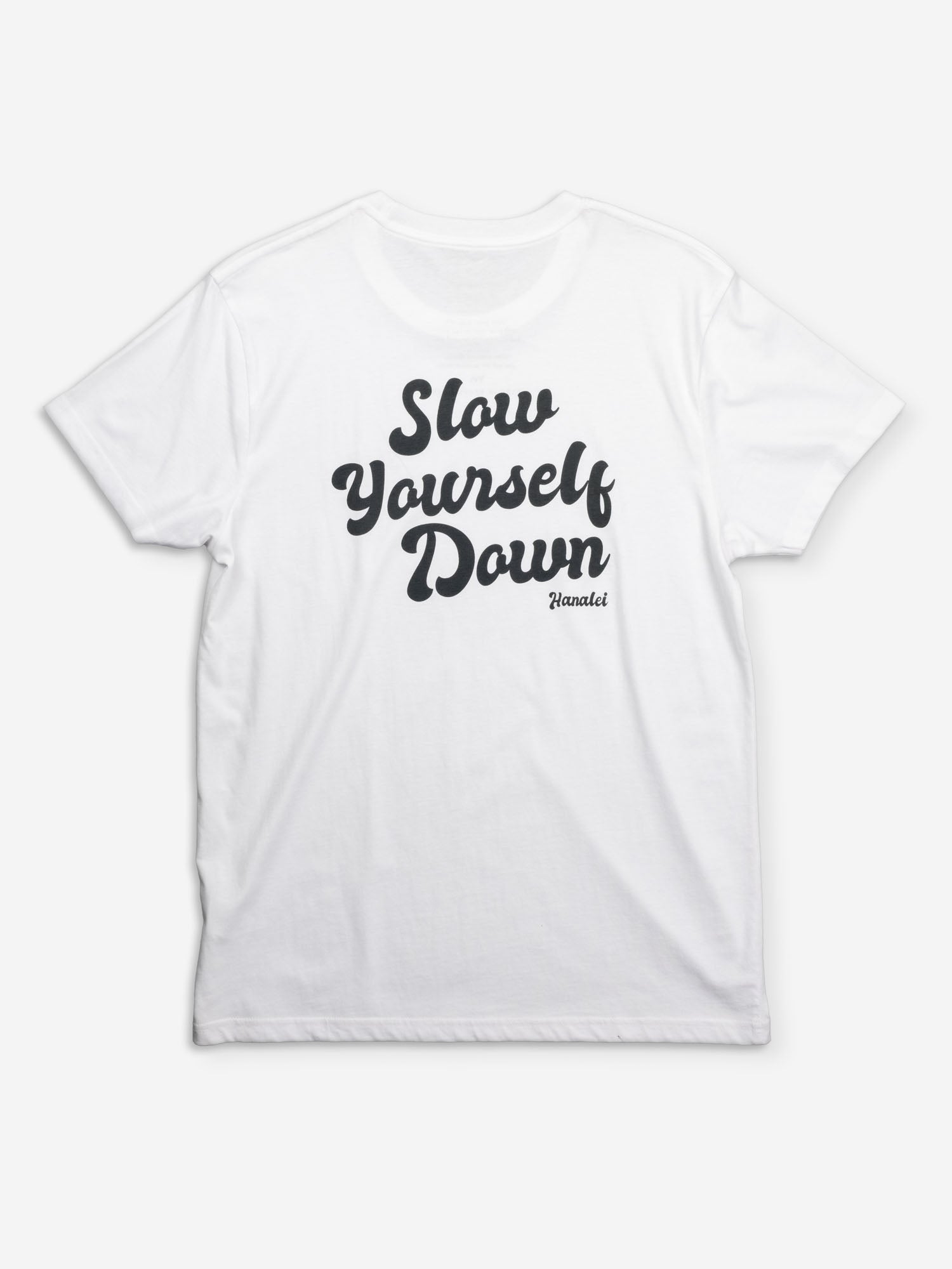 Retro Tee | Organic Cotton | Slow Yourself Down - Mens Shirts