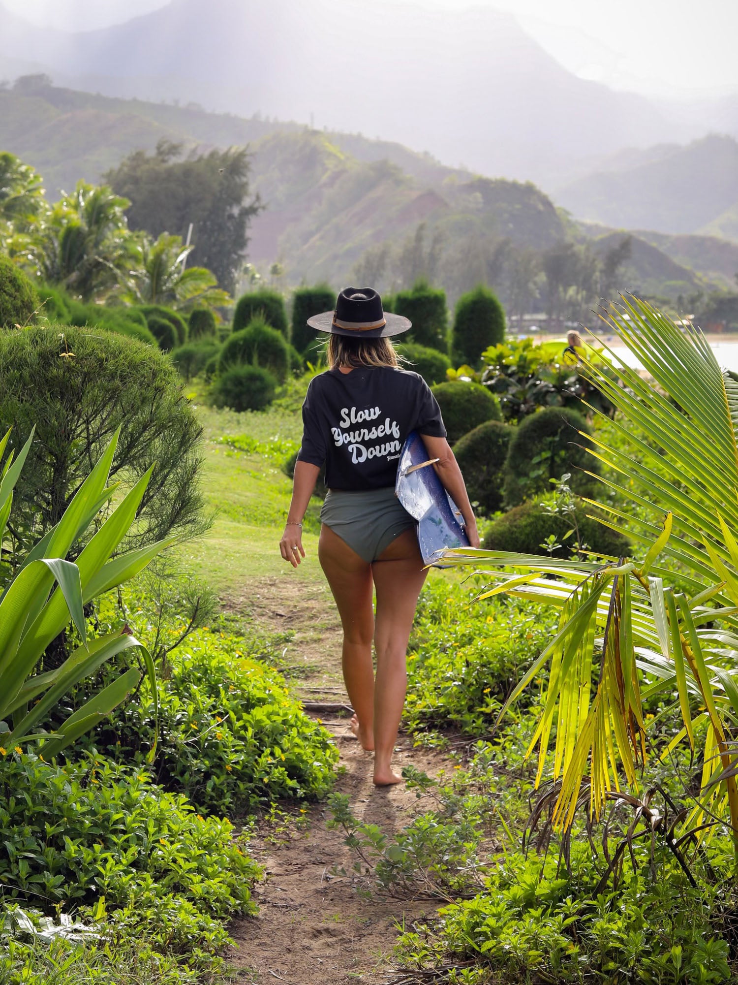 Retro Tee | Organic Cotton | Slow Yourself Down - Mens Shirts