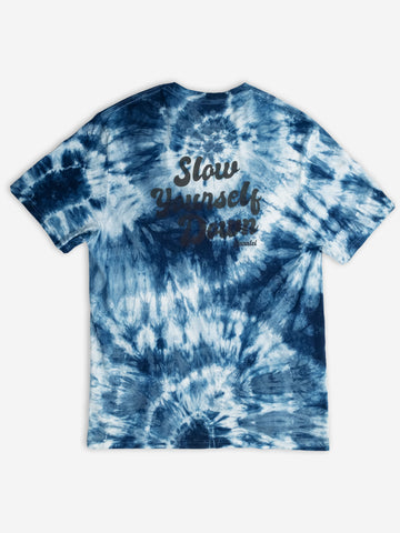 Retro Tee Tie-Dye | Organic Cotton | Slow Yourself Down - Mens Shirts