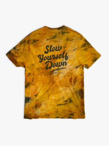 Retro Tee Tie-Dye | Organic Cotton | Slow Yourself Down - Mens Shirts