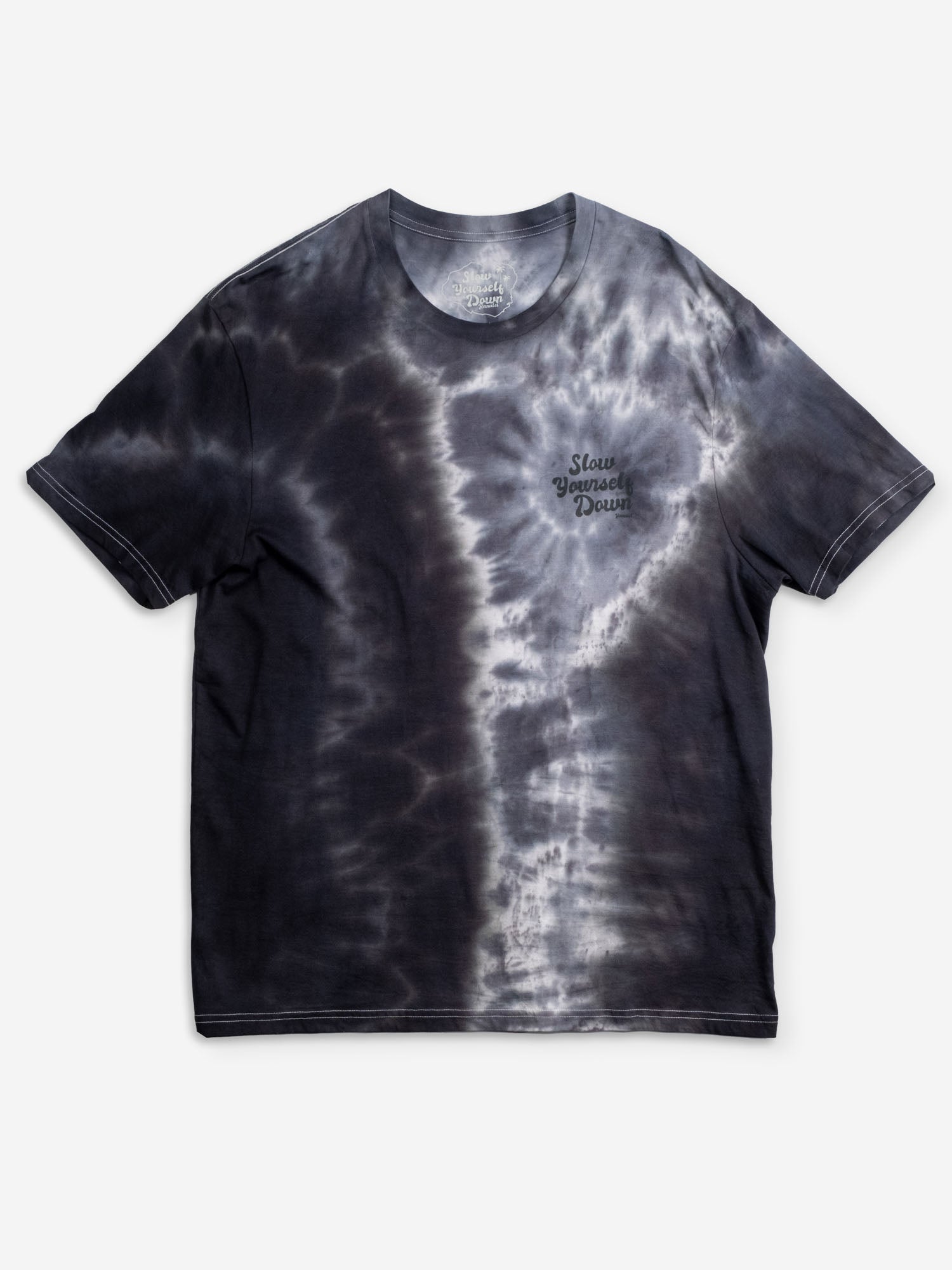 Retro Tee Tie-Dye | Organic Cotton | Slow Yourself Down - Mens Shirts