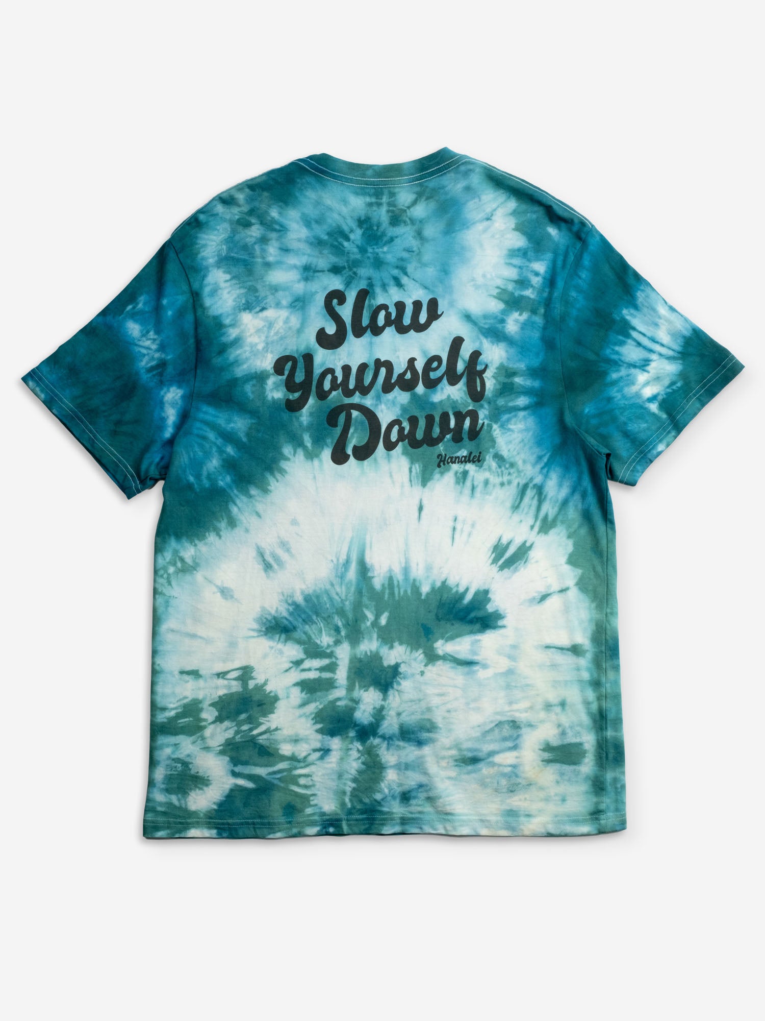 Retro Tee Tie-Dye | Organic Cotton | Slow Yourself Down - Mens Shirts