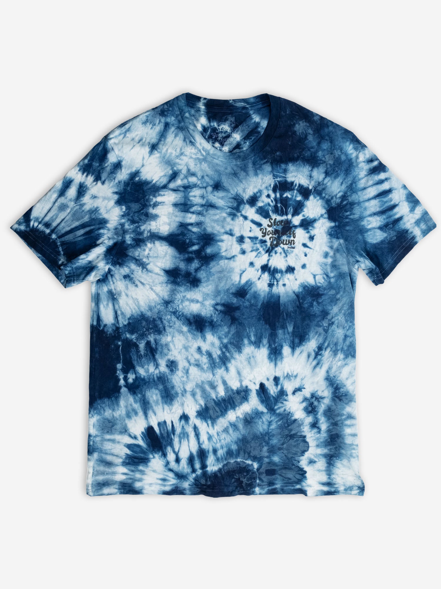 Retro Tee Tie-Dye | Organic Cotton | Slow Yourself Down - Mens Shirts