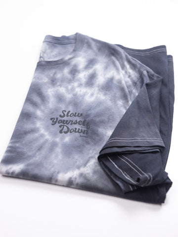 Retro Tee Tie-Dye | Organic Cotton | Slow Yourself Down - Mens Shirts