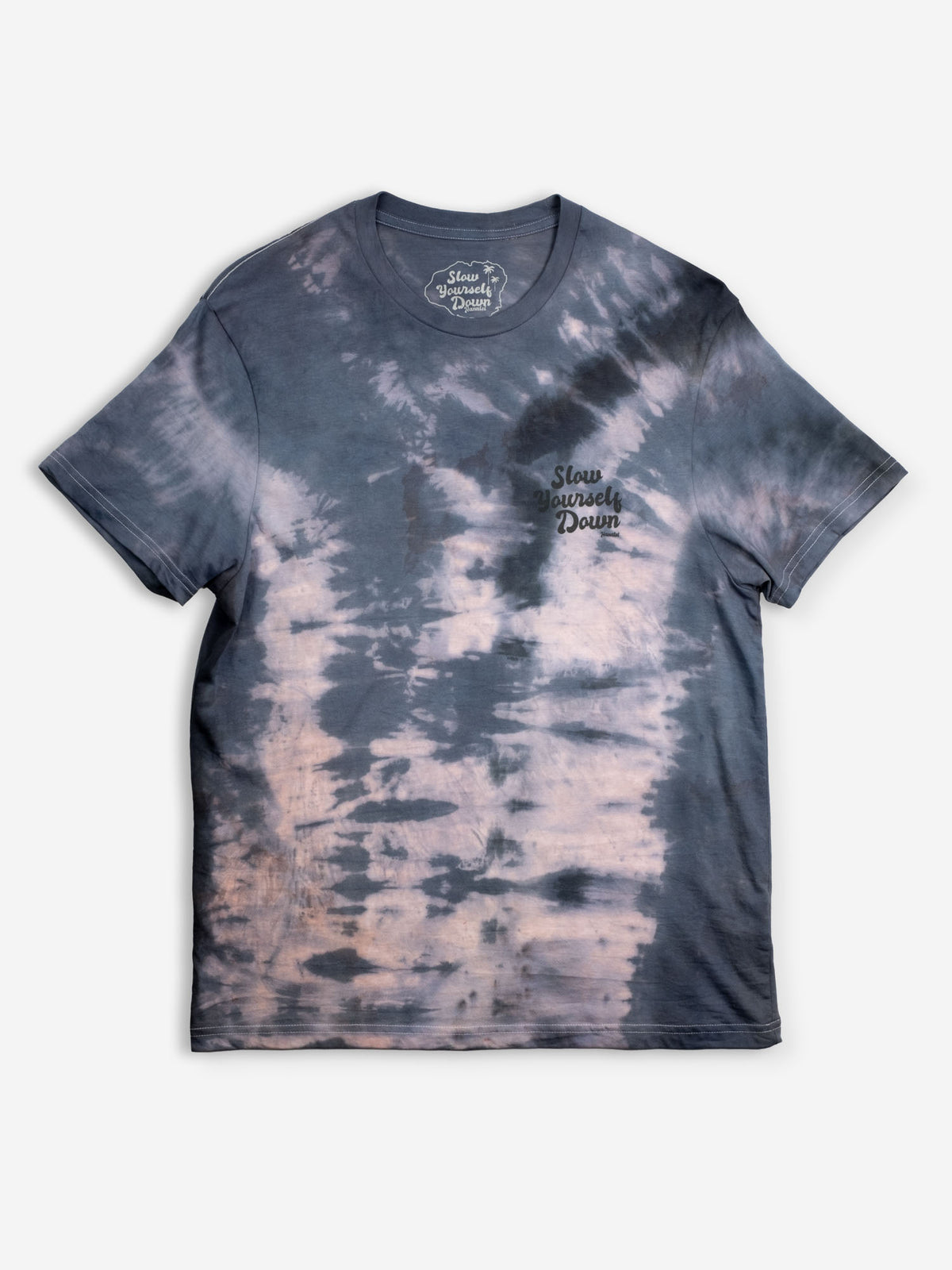 Retro Tee Tie-Dye | Organic Cotton | Slow Yourself Down - Mens Shirts