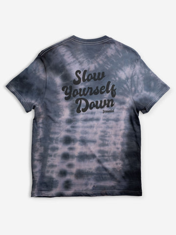 Retro Tee Tie-Dye | Organic Cotton | Slow Yourself Down - Mens Shirts