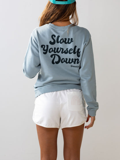 Rustic Rainbow Sweatshort | Organic Cotton | Slow Yourself Down - Womens Shorts