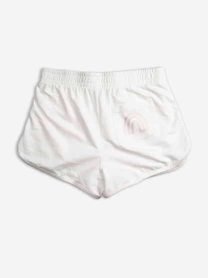 Rustic Rainbow Sweatshort | Organic Cotton | Slow Yourself Down - Womens Shorts