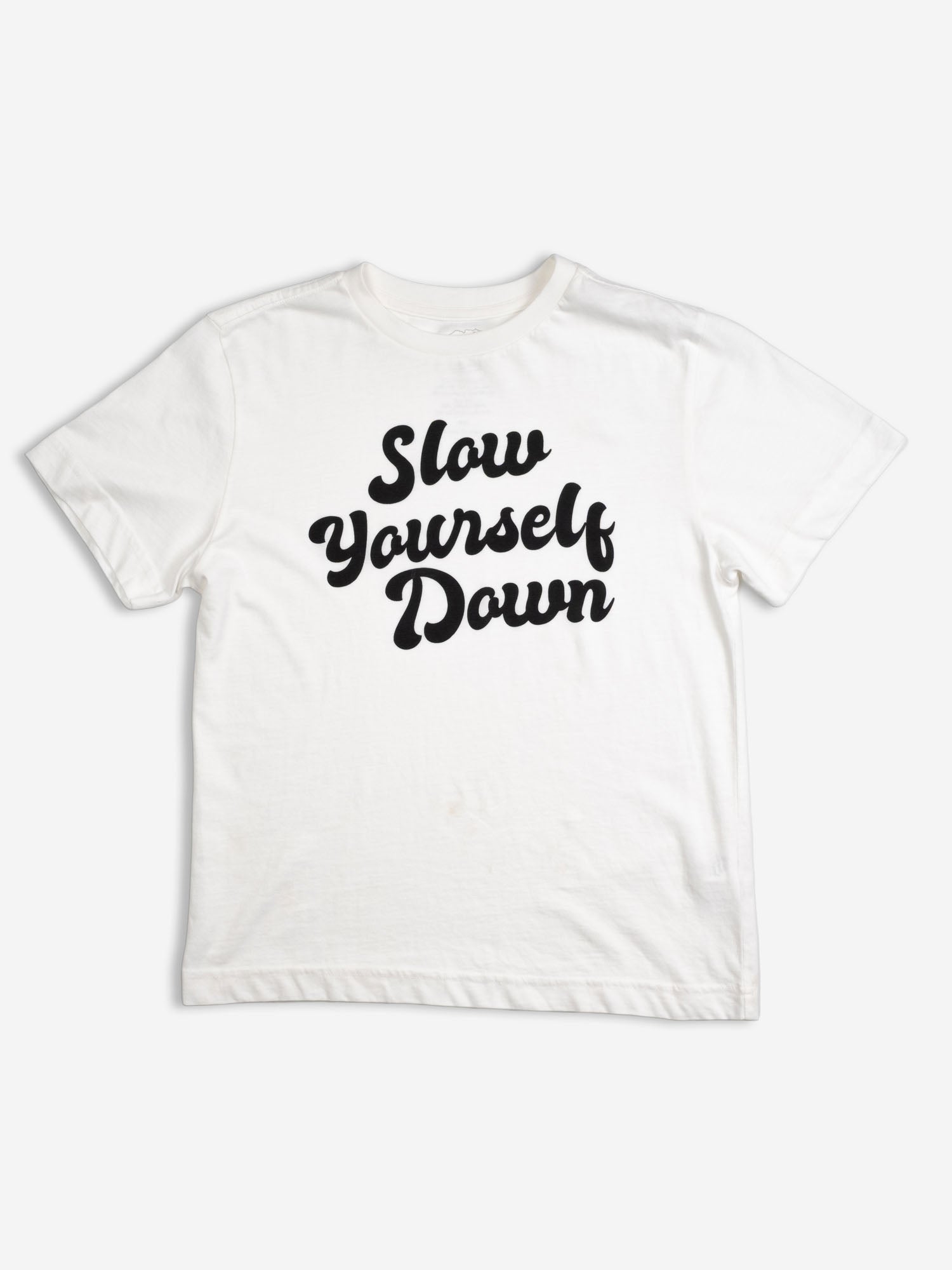 Kids Retro Tee | Organic Cotton | Slow Yourself Down - Kids Shirts