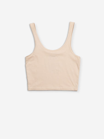 SYD Cropped Tank | Organic Cotton | Slow Yourself Down - Womens Shirts