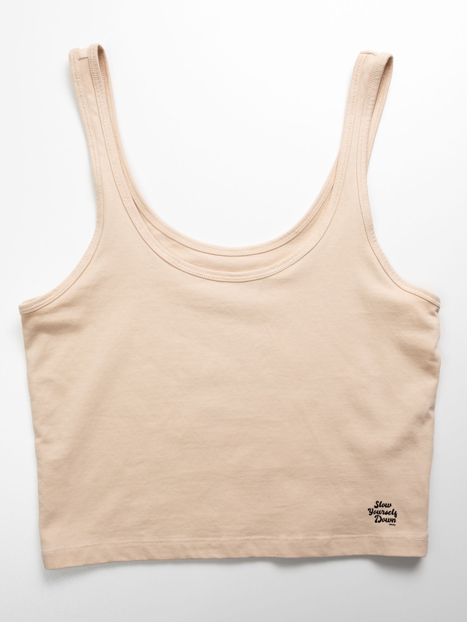 SYD Cropped Tank | Organic Cotton | Slow Yourself Down - Womens Shirts