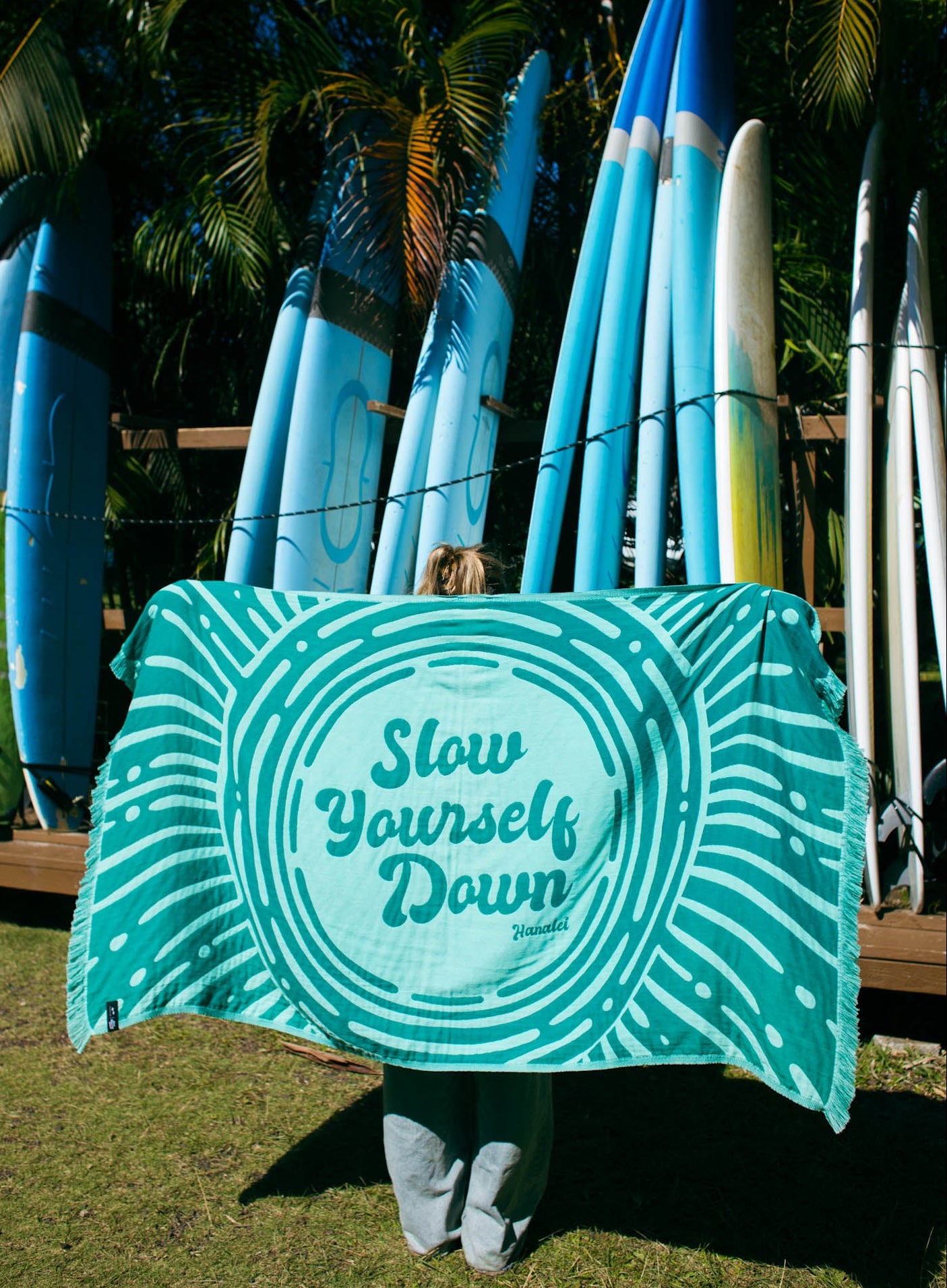 SYD Driftweave Turkish Towel - Slow Yourself Down