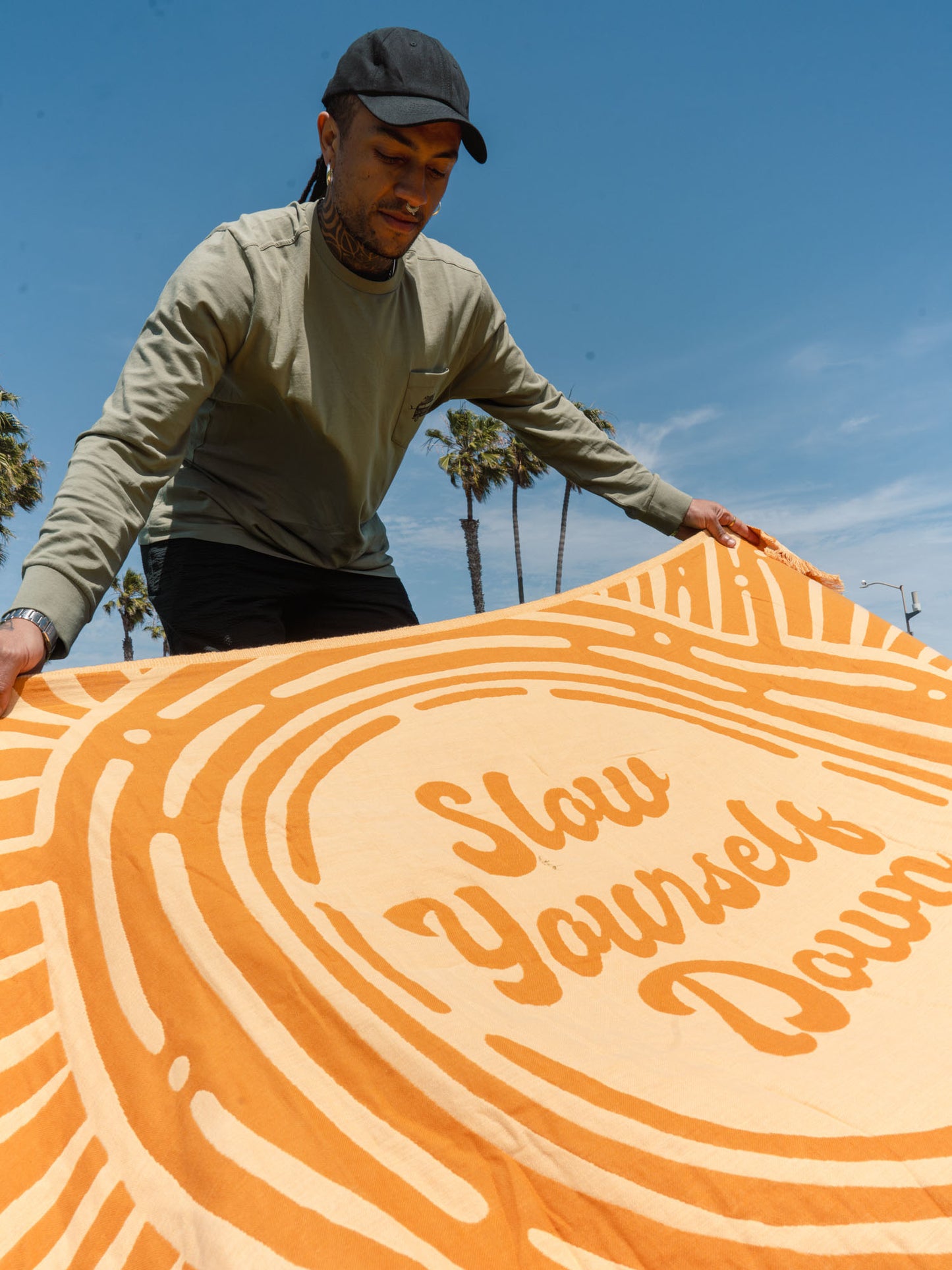 SYD Driftweave Turkish Towel - Slow Yourself Down