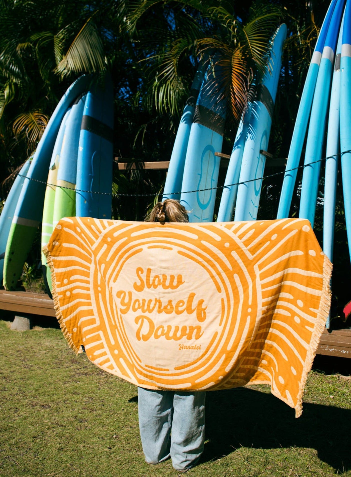 SYD Driftweave Turkish Towel - Slow Yourself Down