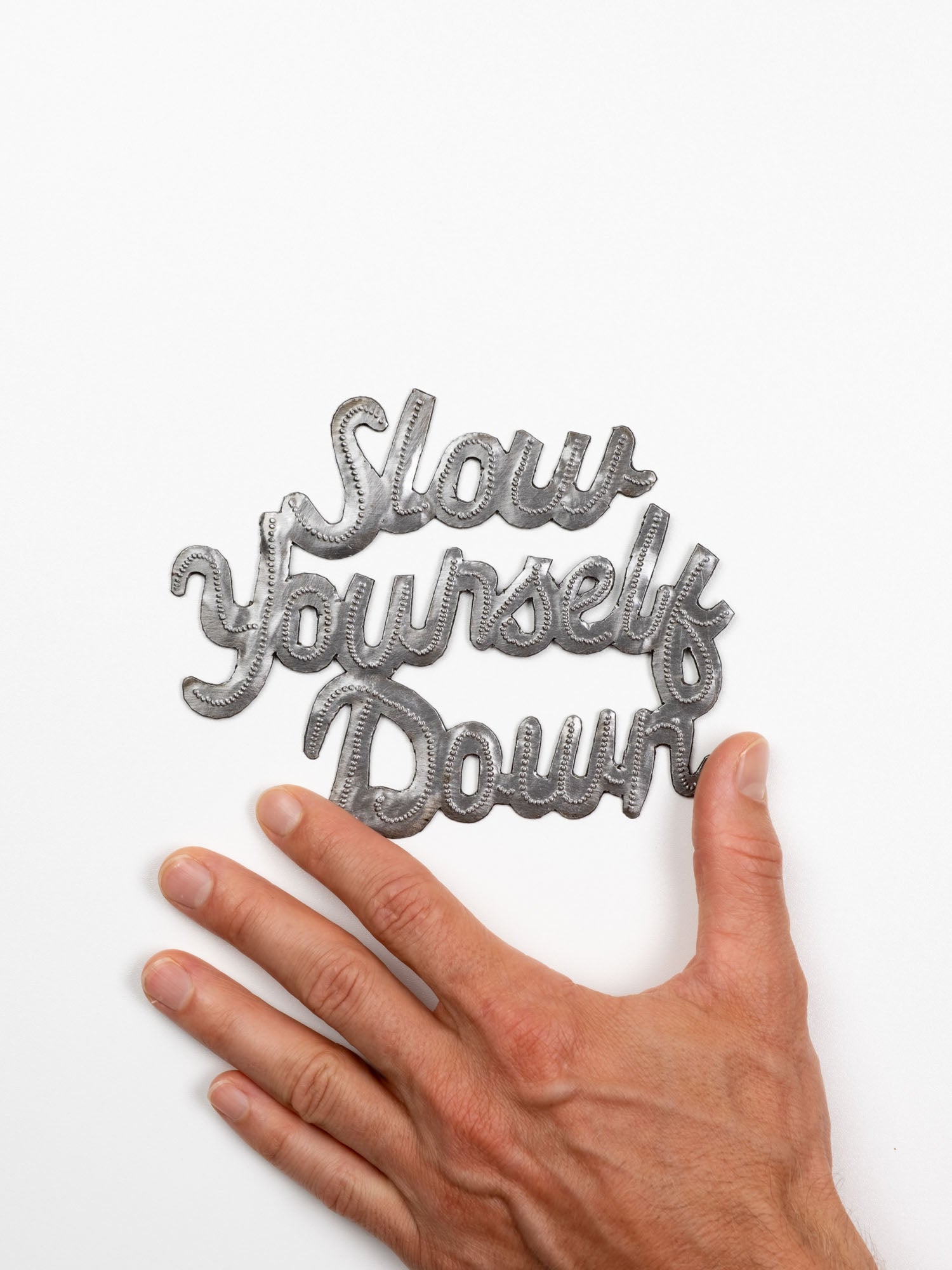 SYD Oil Drum Sign | Slow Yourself Down - Signage