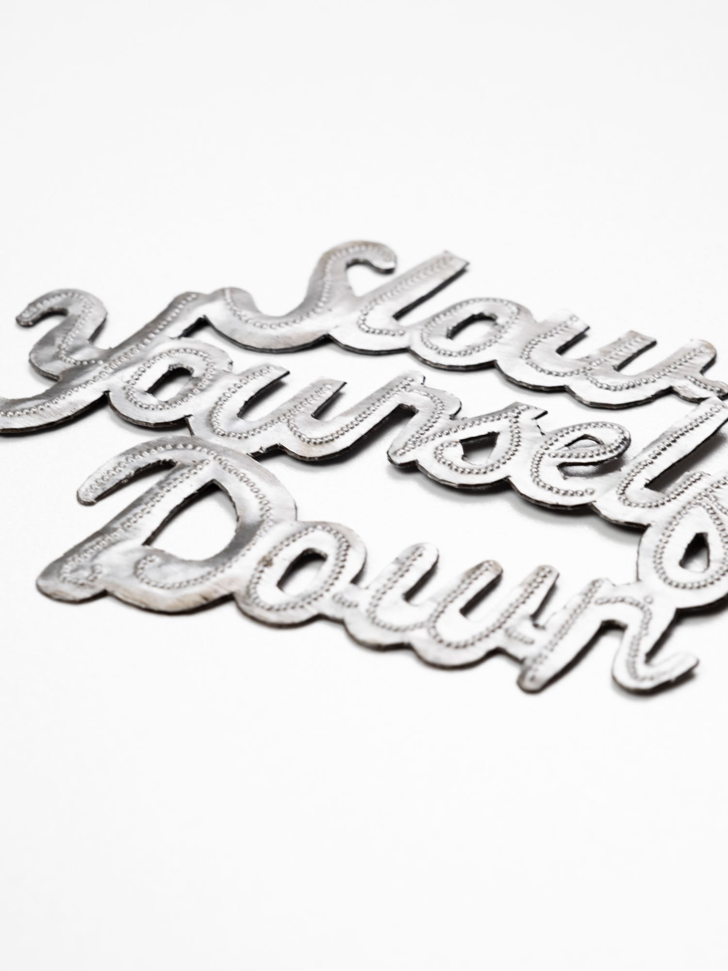 SYD Oil Drum Sign | Slow Yourself Down - Signage