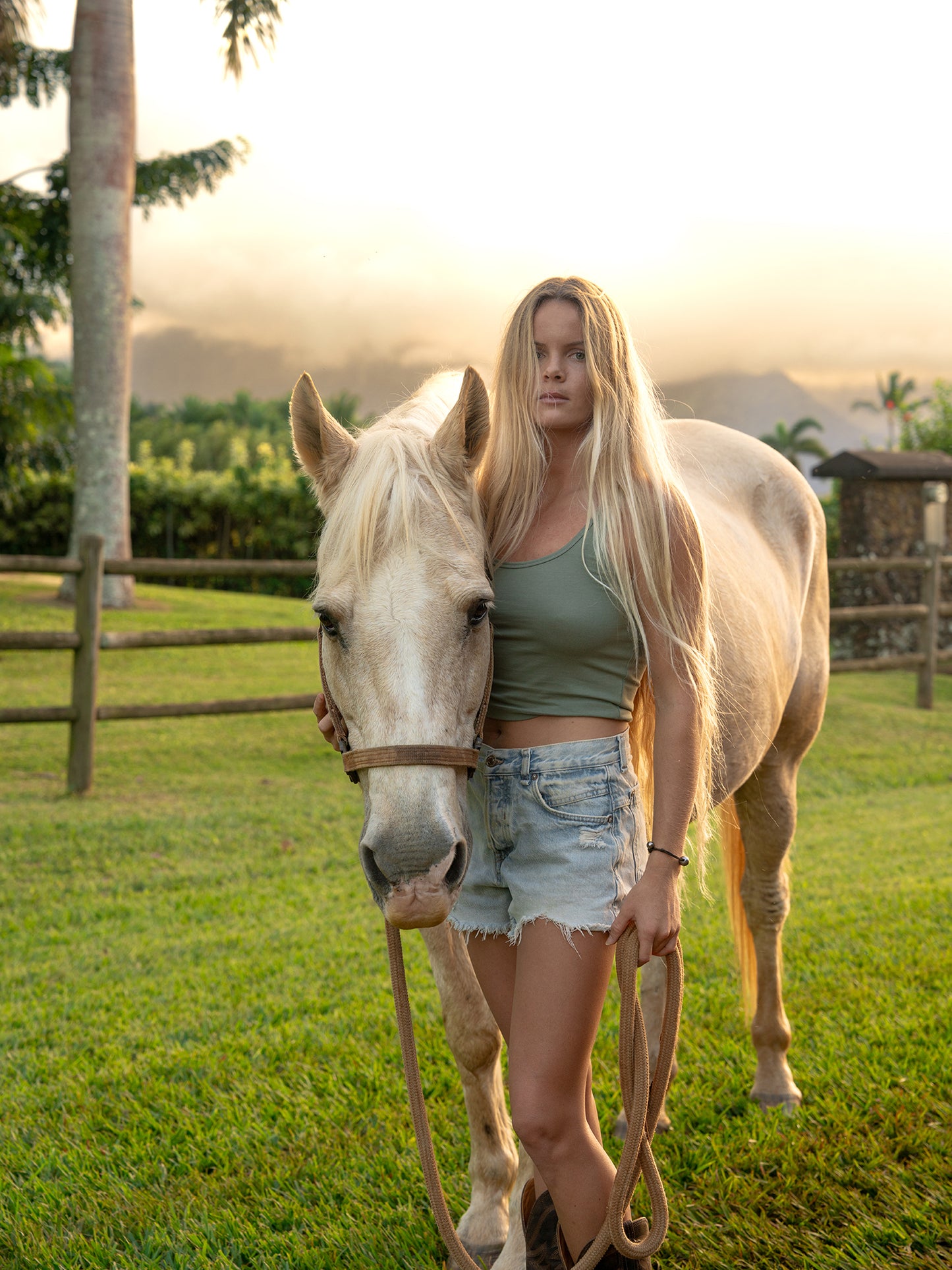 SYD Sea Spray Cropped Tank - Slow Yourself Down