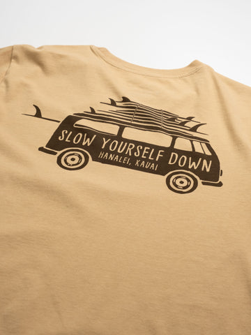 SYD Surf Van Tee | Organic Cotton | Slow Yourself Down - Mens Shirts