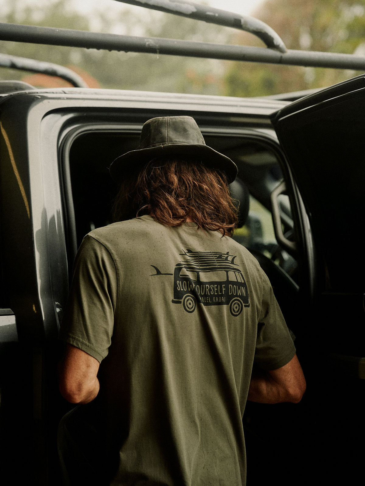 SYD Surf Van Tee | Organic Cotton | Slow Yourself Down - Mens Shirts