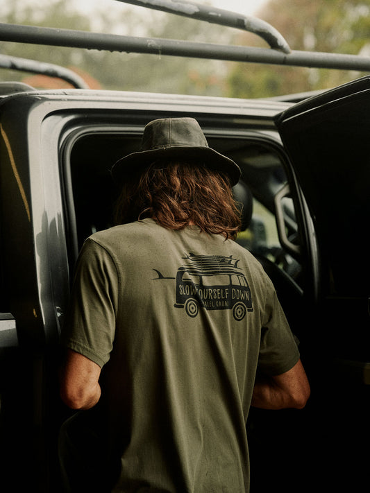 SYD Surf Van Tee | Organic Cotton | Slow Yourself Down - Mens Shirts