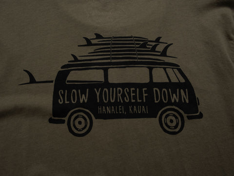 SYD Surf Van Tee | Organic Cotton | Slow Yourself Down - Mens Shirts