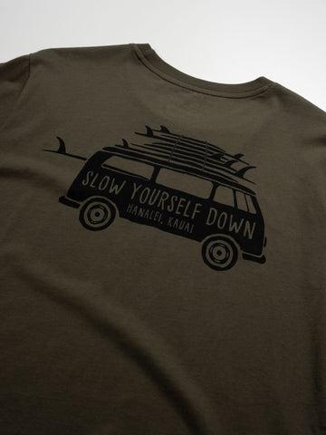 SYD Surf Van Tee | Organic Cotton | Slow Yourself Down - Mens Shirts