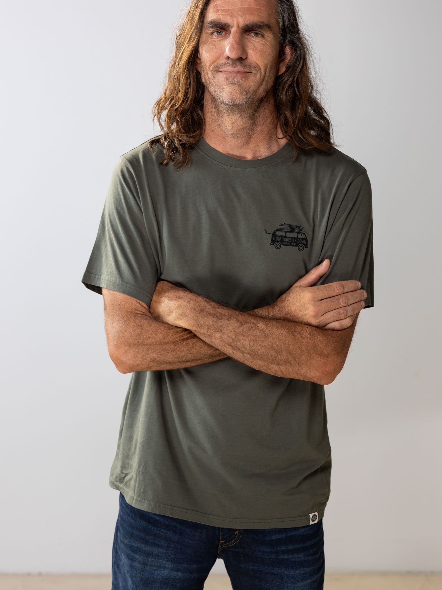 SYD Surf Van Tee | Organic Cotton | Slow Yourself Down - Mens Shirts