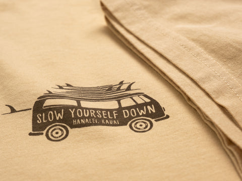 SYD Surf Van Tee | Organic Cotton | Slow Yourself Down - Mens Shirts