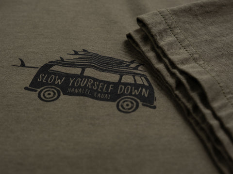 SYD Surf Van Tee | Organic Cotton | Slow Yourself Down - Mens Shirts