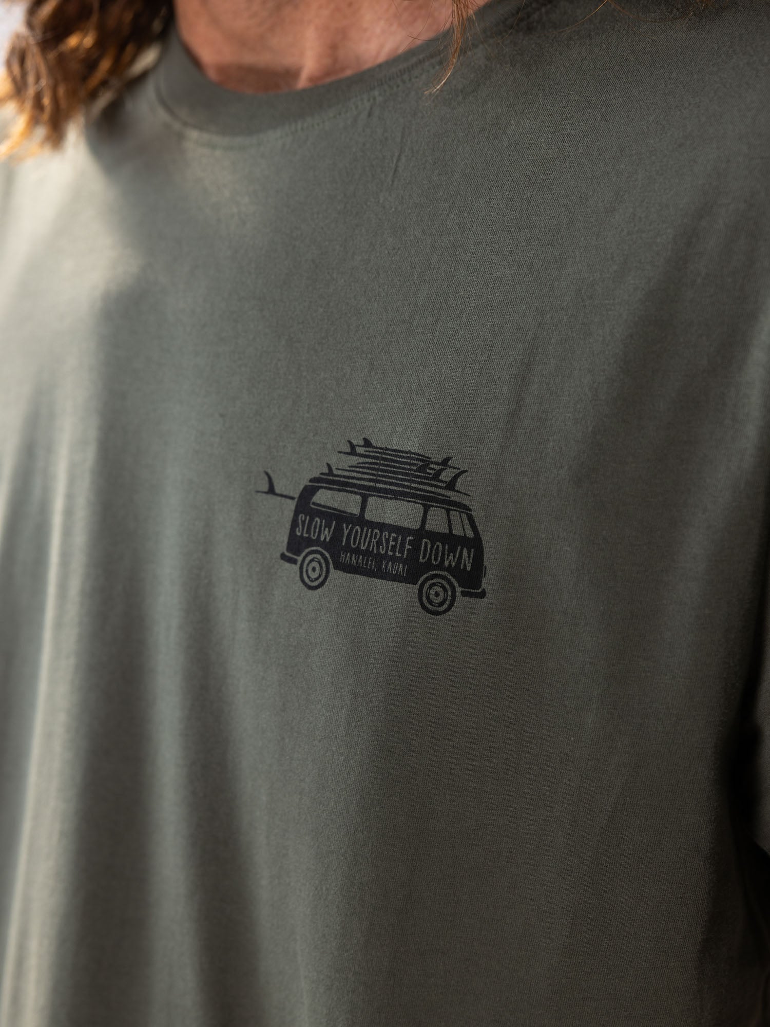 SYD Surf Van Tee | Organic Cotton | Slow Yourself Down - Mens Shirts