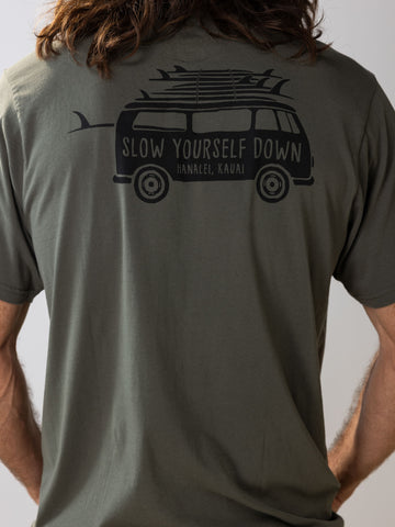 SYD Surf Van Tee | Organic Cotton | Slow Yourself Down - Mens Shirts