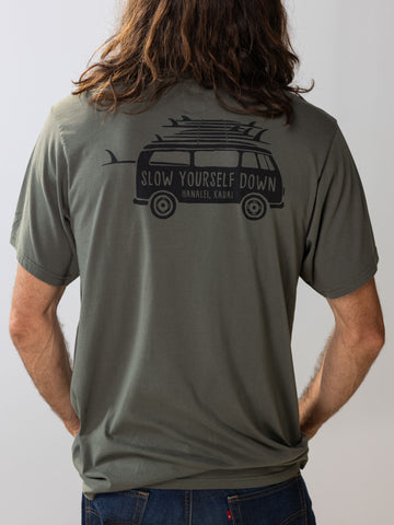 SYD Surf Van Tee | Organic Cotton | Slow Yourself Down - Mens Shirts