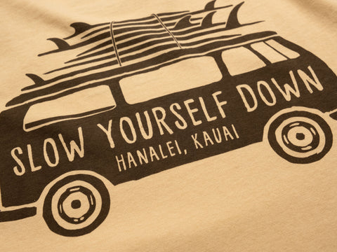 SYD Surf Van Tee | Organic Cotton | Slow Yourself Down - Mens Shirts