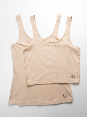 SYD Cropped Tank | Organic Cotton | Slow Yourself Down - Womens Shirts