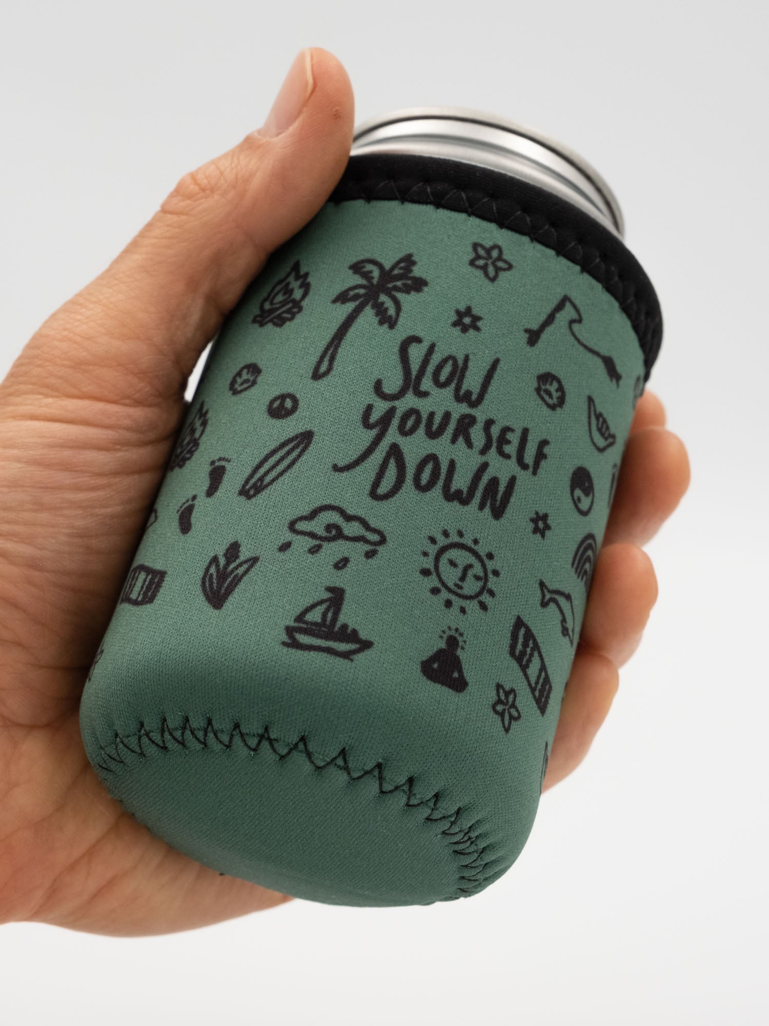 SYD Collage Coozie Coozie - Slow Yourself Down