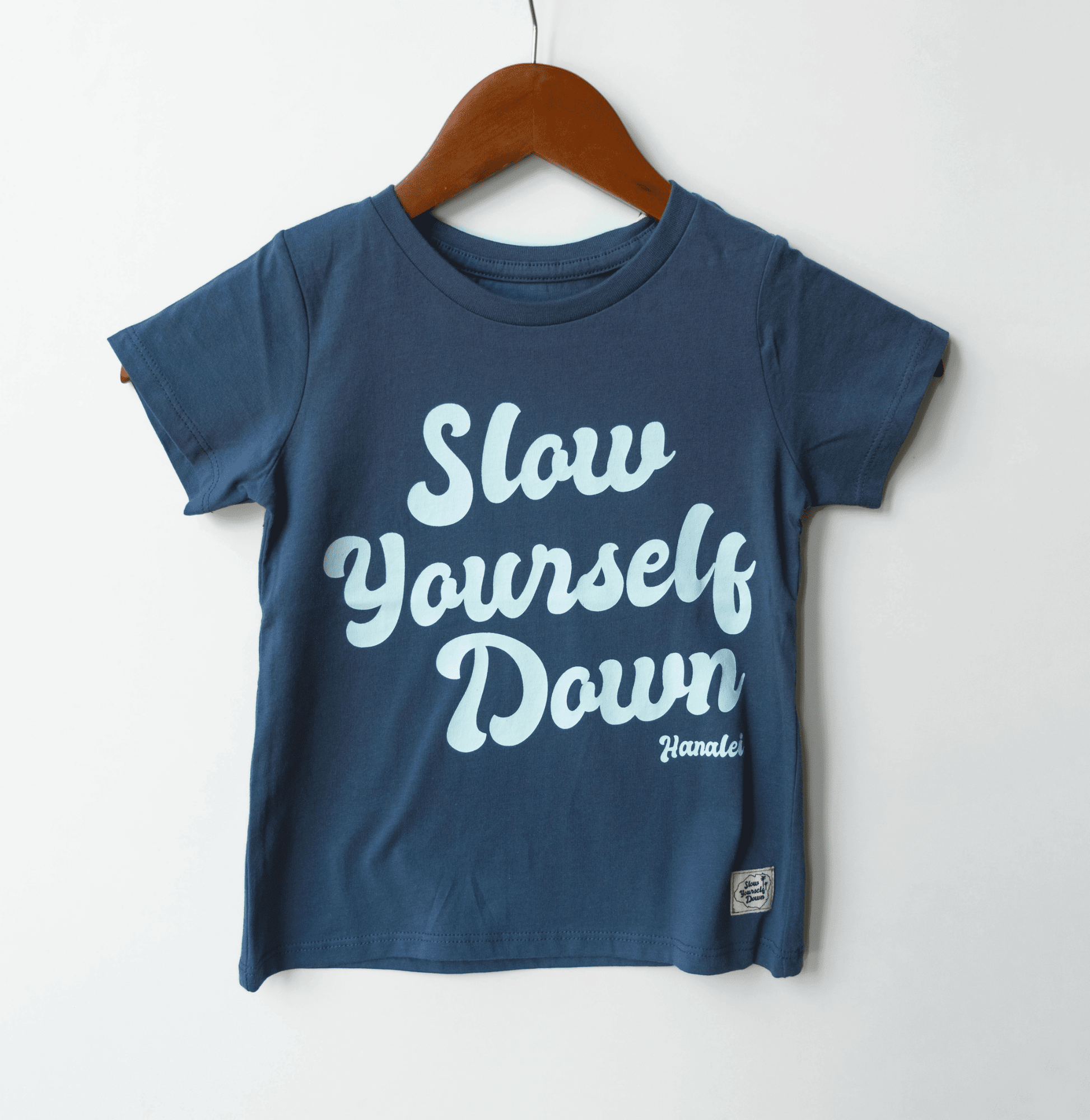 Toddler Retro Logo Tee Kids Shirts - Slow Yourself Down