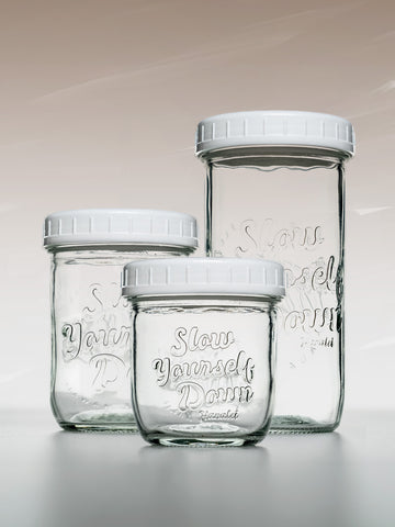 Signature Glass Jars | Slow Yourself Down