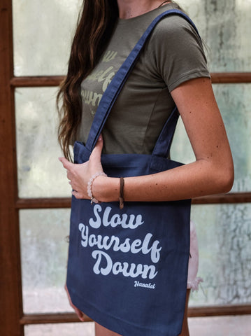 Simple SYD Tote Bag | Slow Yourself Down