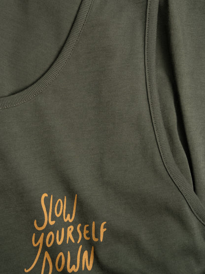 Slow Yourself Down Tank | Organic Cotton | Slow Yourself Down - Mens Shirts