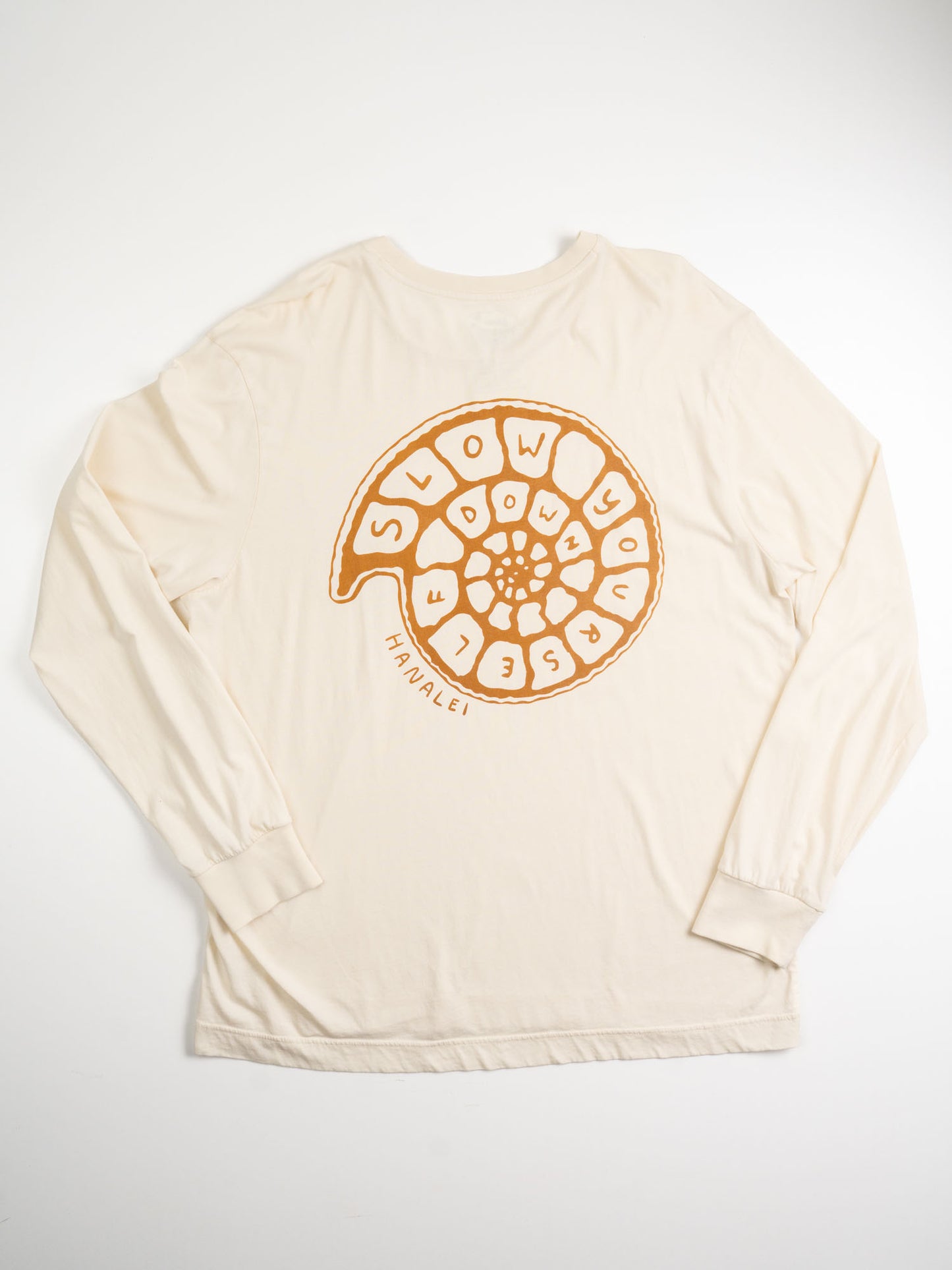 Spiral Shell L/S Tee | Organic Cotton | Slow Yourself Down - Mens Shirts