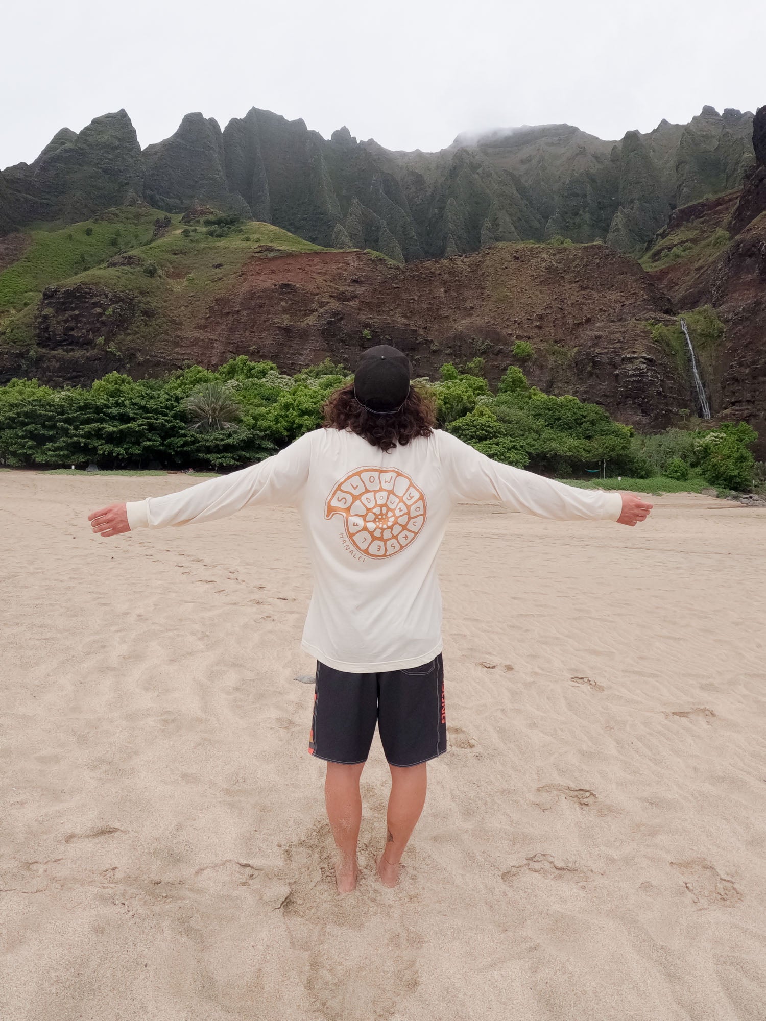 Spiral Shell L/S Tee | Organic Cotton | Slow Yourself Down - Mens Shirts